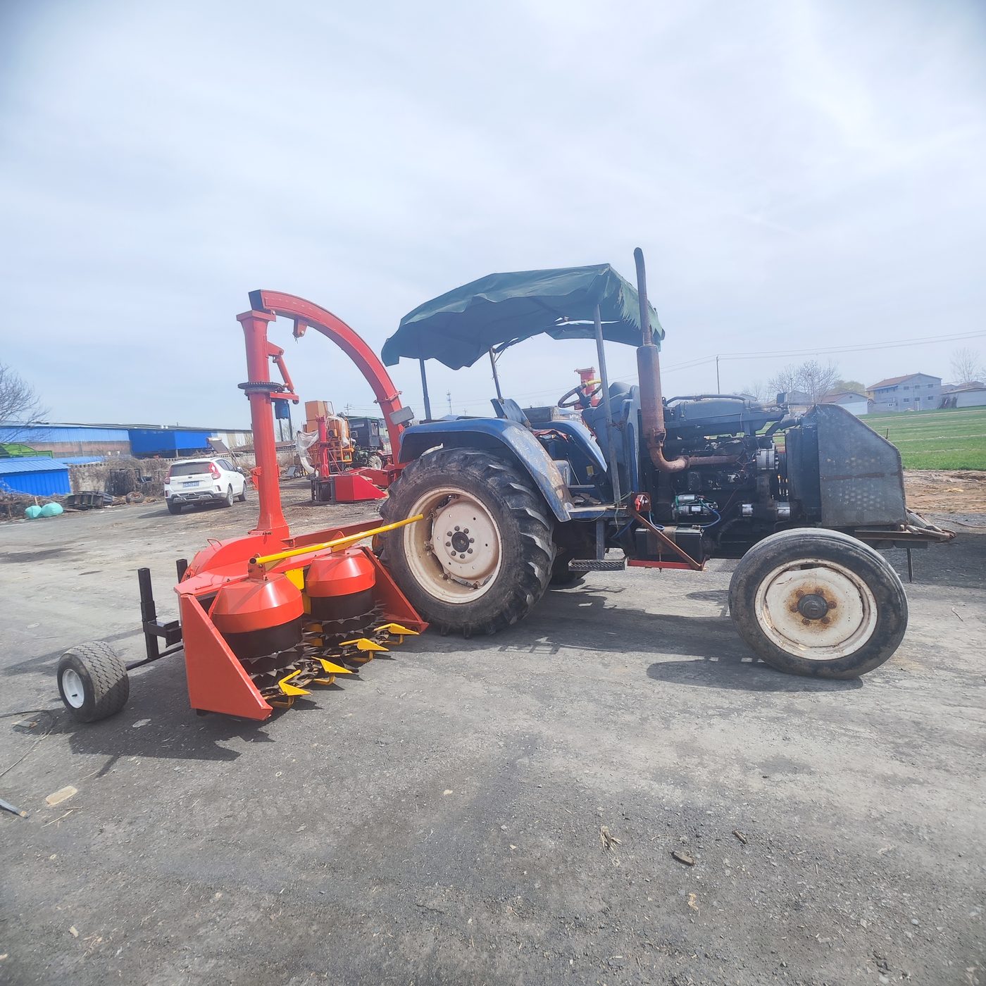 Tractor-Mounted Mini Silage Harvester view 3