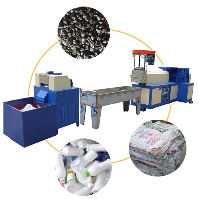 PP / PE Plastic Recycling Pelletizing Line view 2